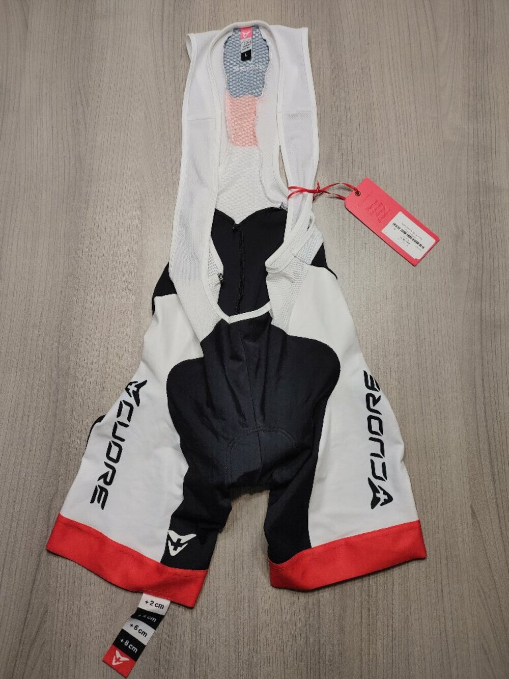 Women's Cuore Silver Cycling Bib Short Size L